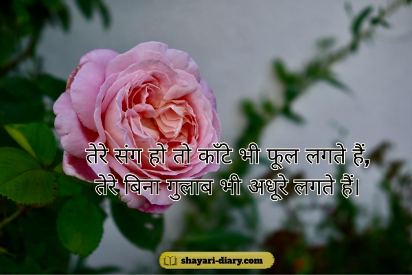 Gulab shayari 2 lines Hindi for boyfriend