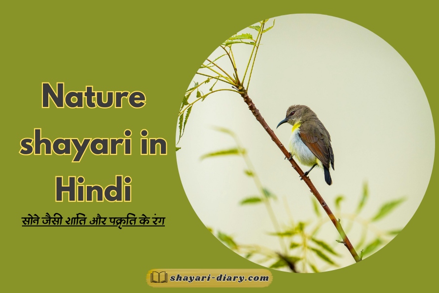 Nature shayari