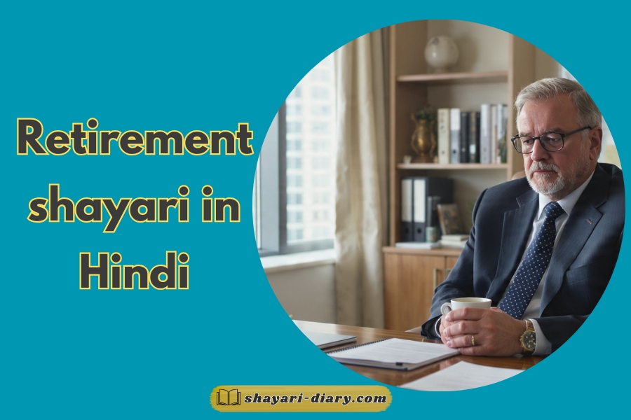 Retirement shayari in Hindi