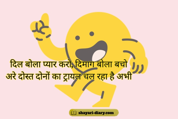 Love Funny Shayari in Hindi