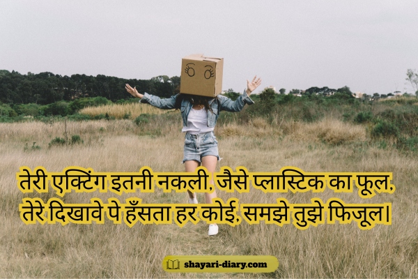 Roasting Shayari in Hindi